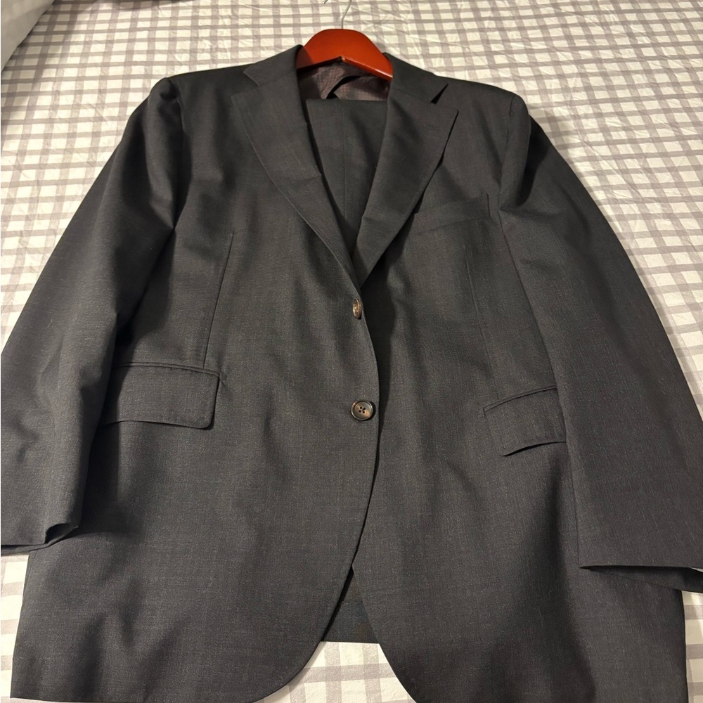 SuitSupply Charcoal Suit with Custom Lining